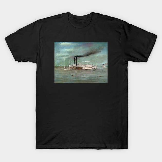 Steamboat Robert E Lee T-Shirt by warishellstore